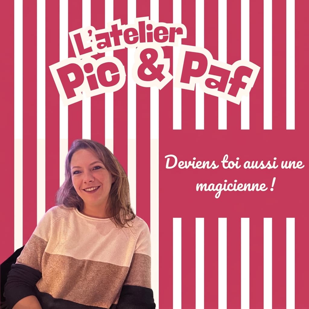 Ludivine, fondatrice de L'atelier Pic & Paf, à Fontaine-le-Comte près de Poitiers