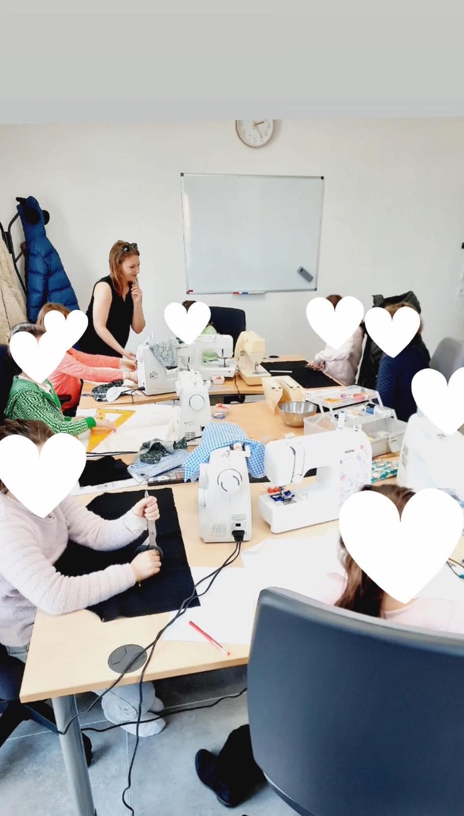 Cours de couture enfants à Jaunay-Marigny (Vienne) avec Ludivine, L'atelier Pic & Paf